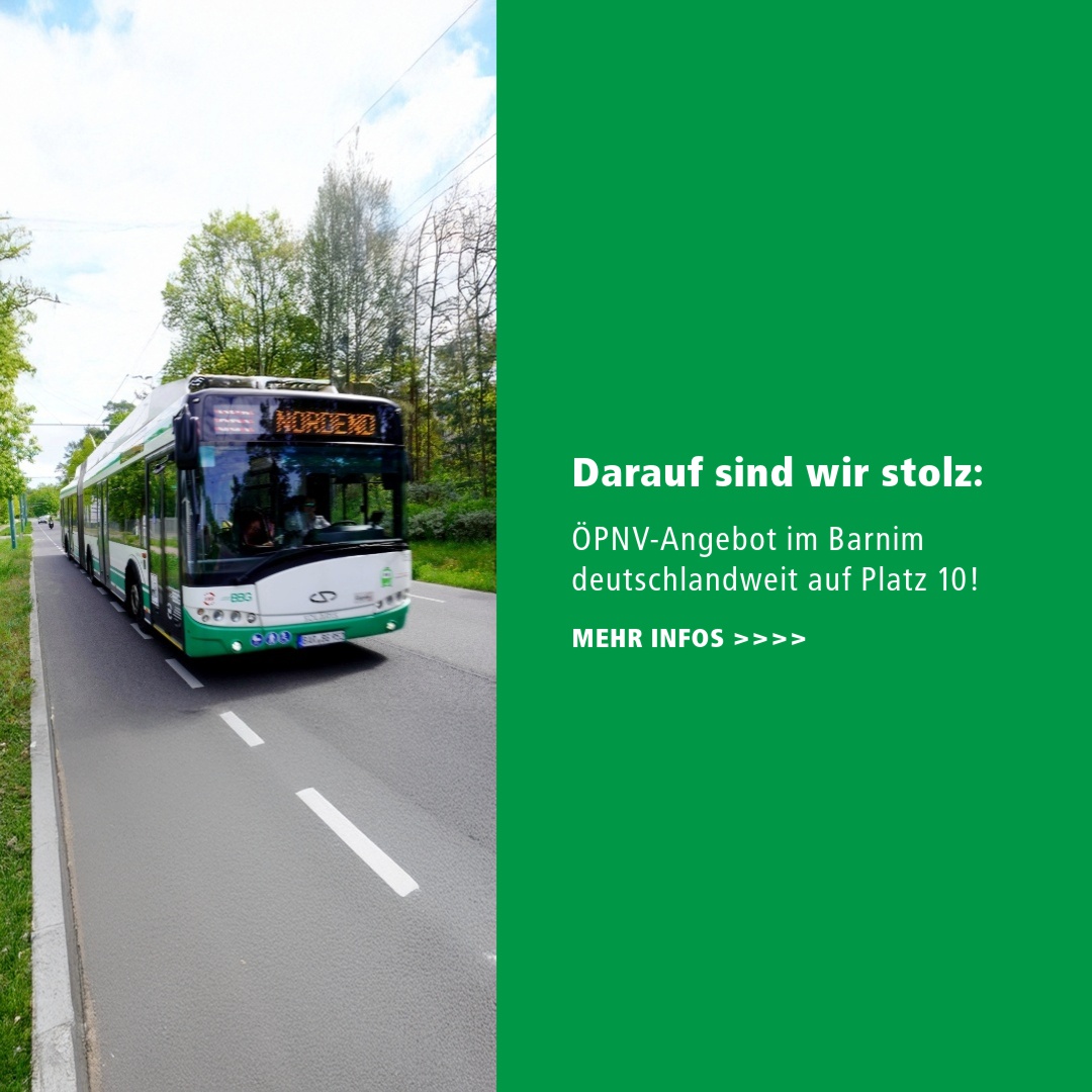 Greenpeace: ÖPNV-Angebot im Barnim zu den TOP 10